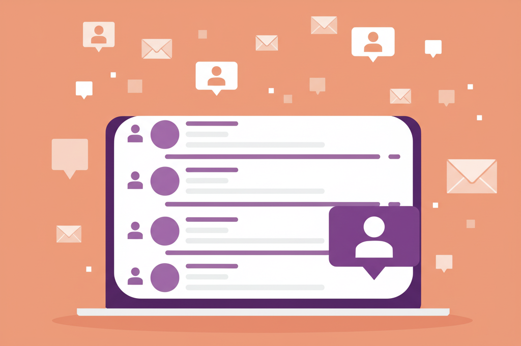 Newsletter subscribers list interface